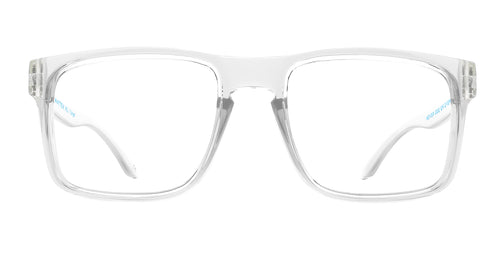 Surge clear rectangular prescription glasses from Neven Eyewear.