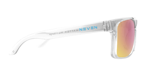 Surge clear rectangular prescription glasses from Neven Eyewear.
