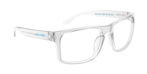 Surge clear rectangular prescription glasses from Neven Eyewear.