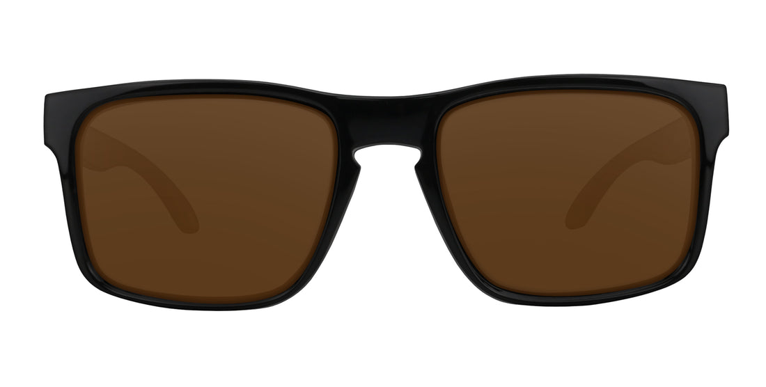 Amethyst black rectangular prescription glasses from Neven Eyewear.