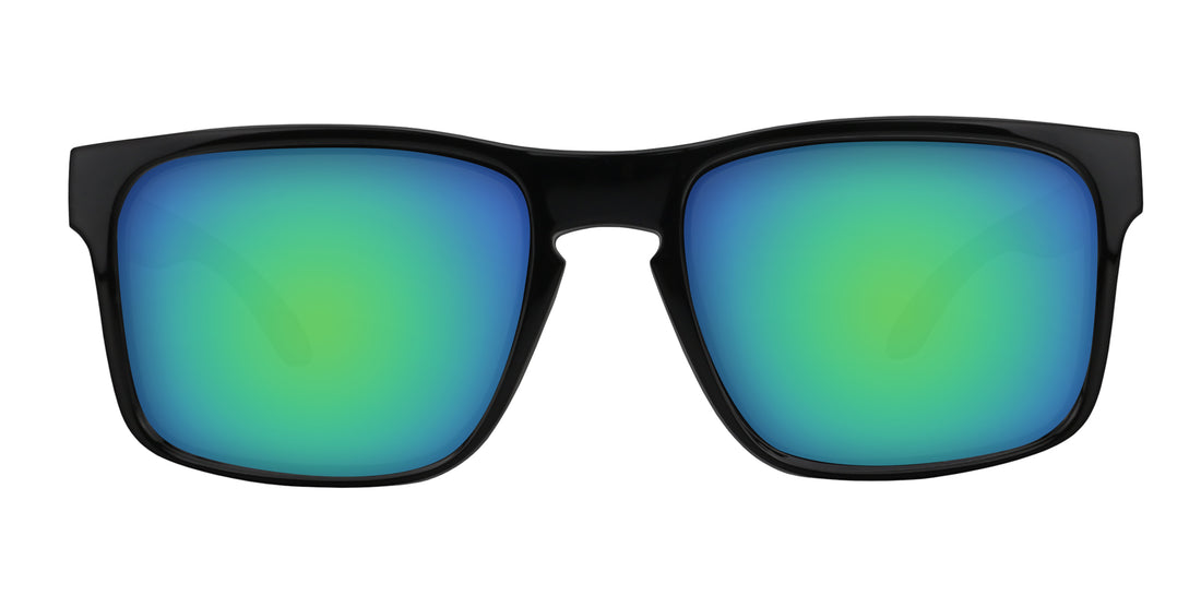 Amethyst black rectangular prescription glasses from Neven Eyewear.