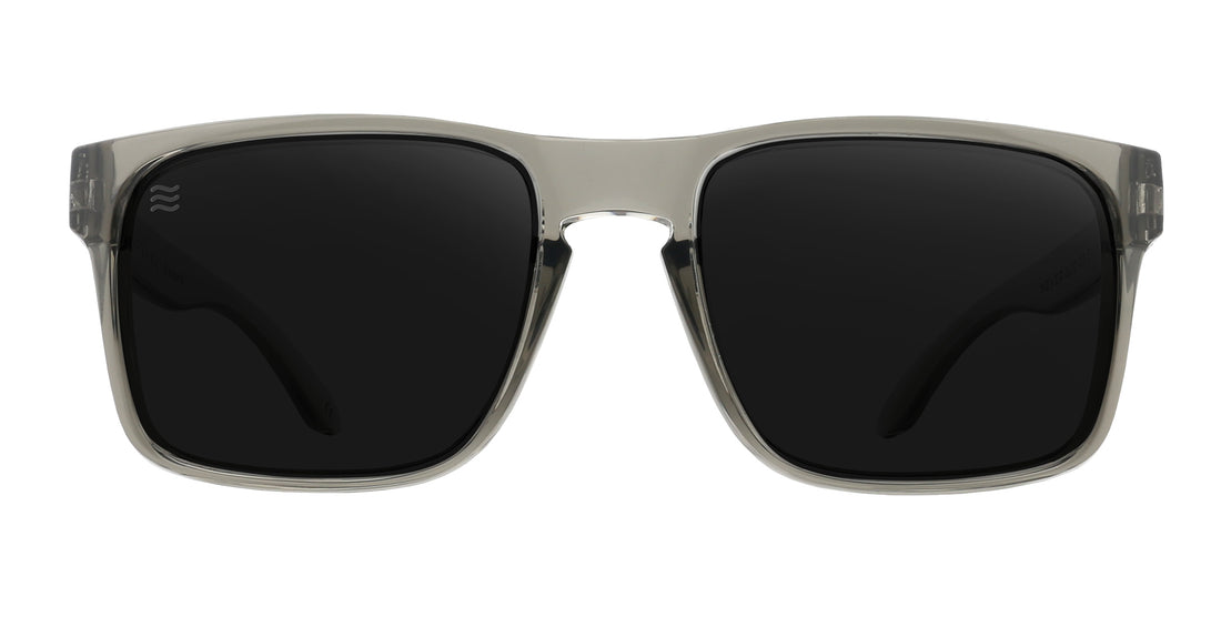 Breakers gray rectangular polarized sunglasses from Neven Eyewear.