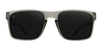 Breakers sunglasses with gray frames and dark lenses.