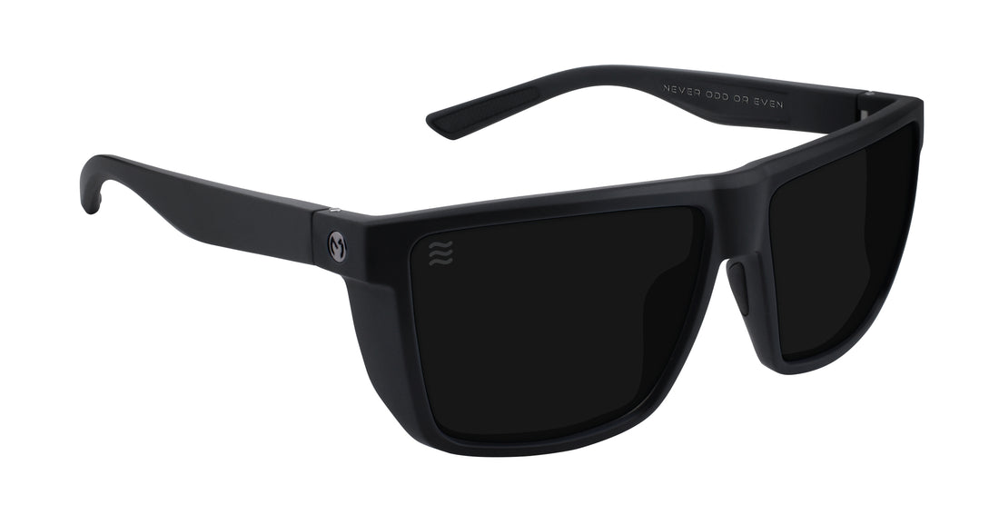 Honey Hole Black Rectangle polarized sunglasses from Neven Eyewear.