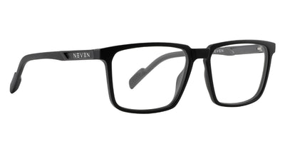 Agent Smith matte black rectangular prescription glasses from Neven Eyewear.
