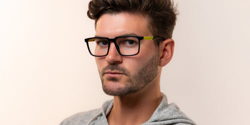 Morpheus Black rectangle prescription glasses from Neven Eyewear.