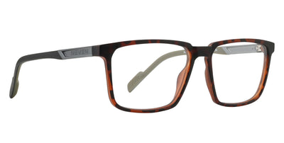 Oracle eyeglasses with tortoiseshell pattern and rectangular shape