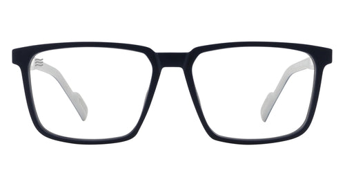 Trinity black square prescription glasses from Neven Eyewear.