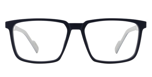 Trinity black square prescription glasses from Neven Eyewear.