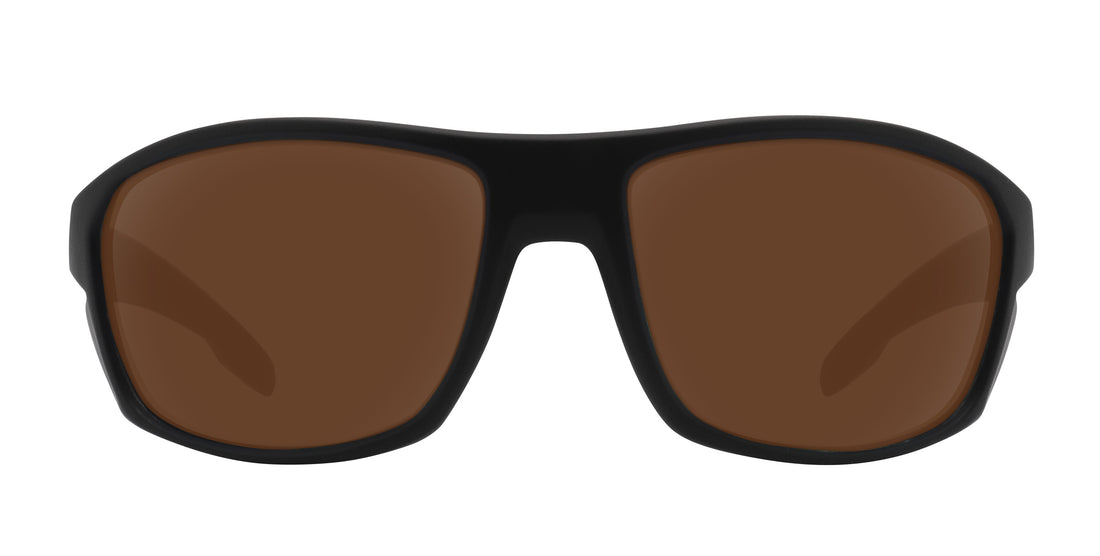 Raritan black wraparound polarized sunglasses from Neven Eyewear.