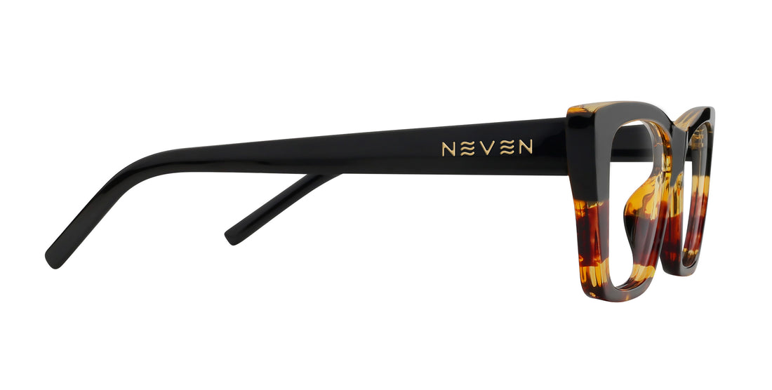 Dusk Tortoiseshell Cat-Eye Prescription Glasses from Neven Eyewear.