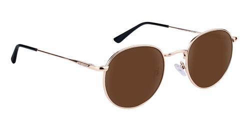 Rae Gold Rectangle prescription glasses from Neven Eyewear.