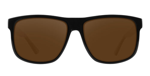 Cinder black square prescription glasses from Neven Eyewear.