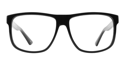 Cinder black square prescription glasses from Neven Eyewear.