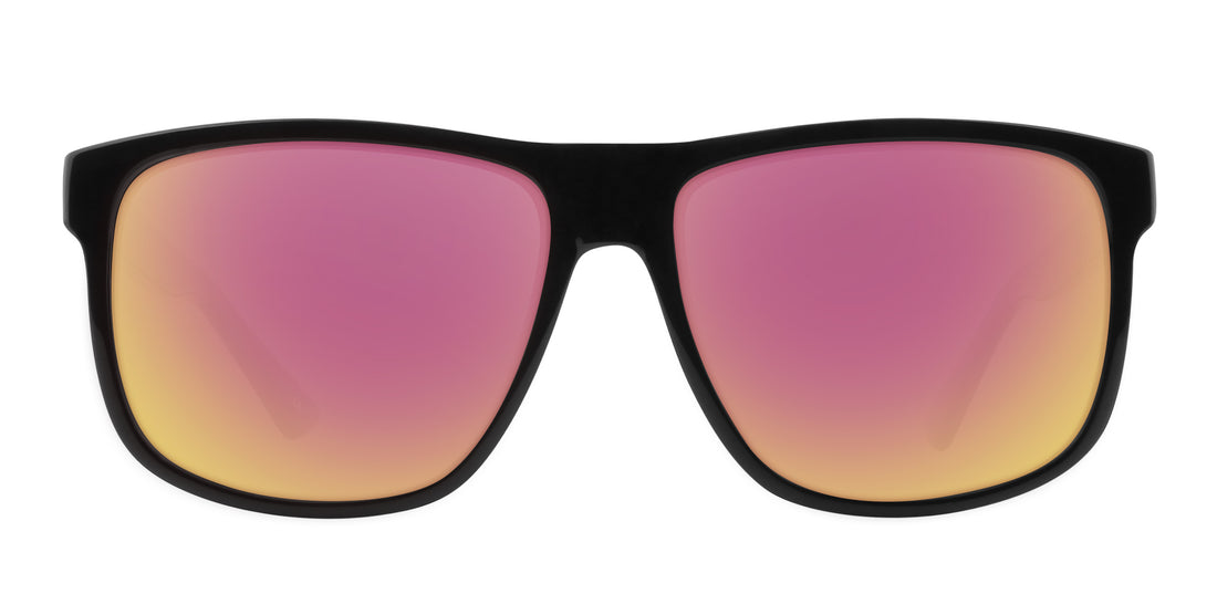 Cinder black square prescription glasses from Neven Eyewear.