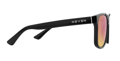 Cinder black square prescription glasses from Neven Eyewear.