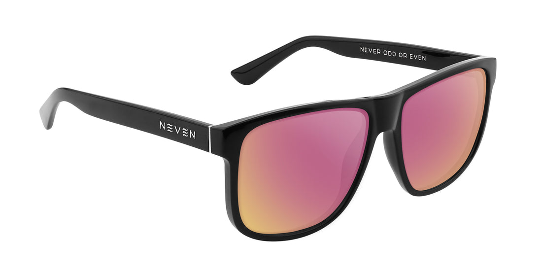 Cinder black square prescription glasses from Neven Eyewear.