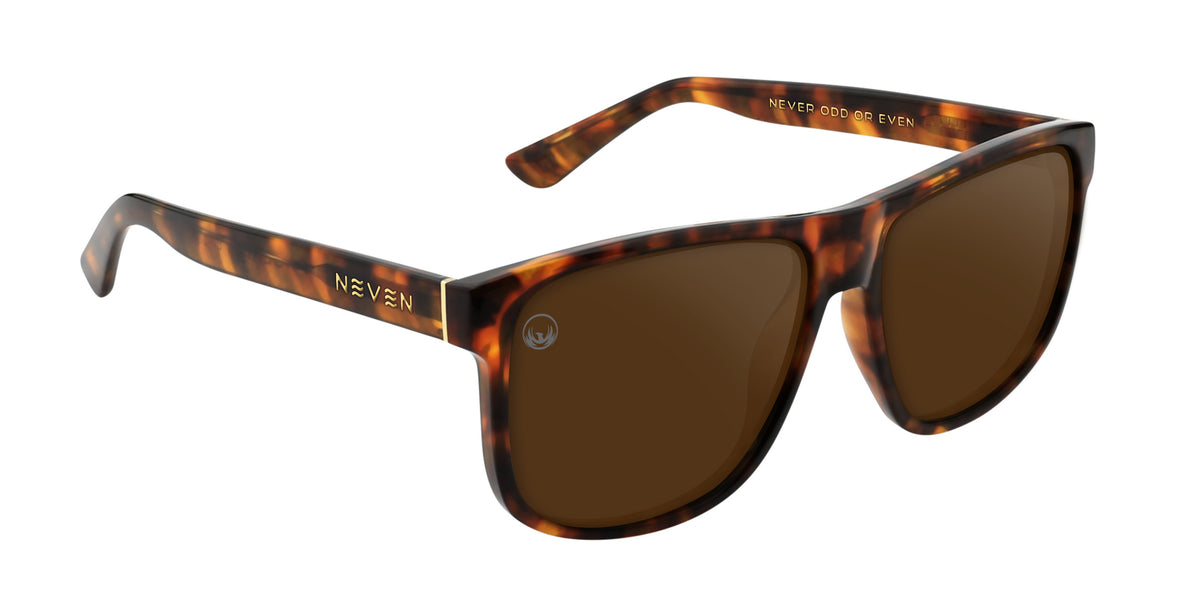 Ember tortoiseshell classic polarized sunglasses from Neven Eyewear