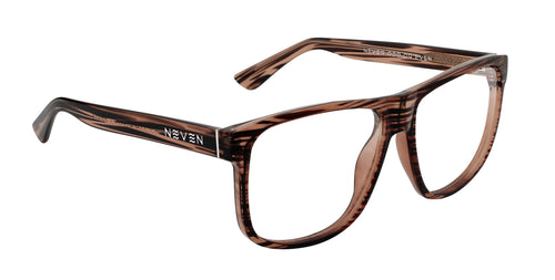 Solana brown rectangular prescription glasses from Neven Eyewear.