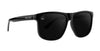 Triumph sunglasses with polarized lenses in a sleek black design featuring silver accents.