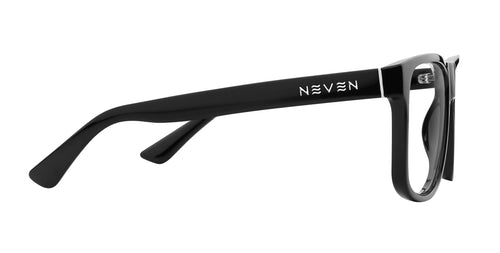 Zach Johnson Triumph Black Rectangular prescription glasses from Neven Eyewear.