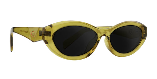 Moss Olive cat-eye prescription glasses from Neven Eyewear.