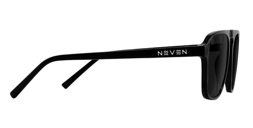 Alpha black rectangular polarized sunglasses from Neven Eyewear.