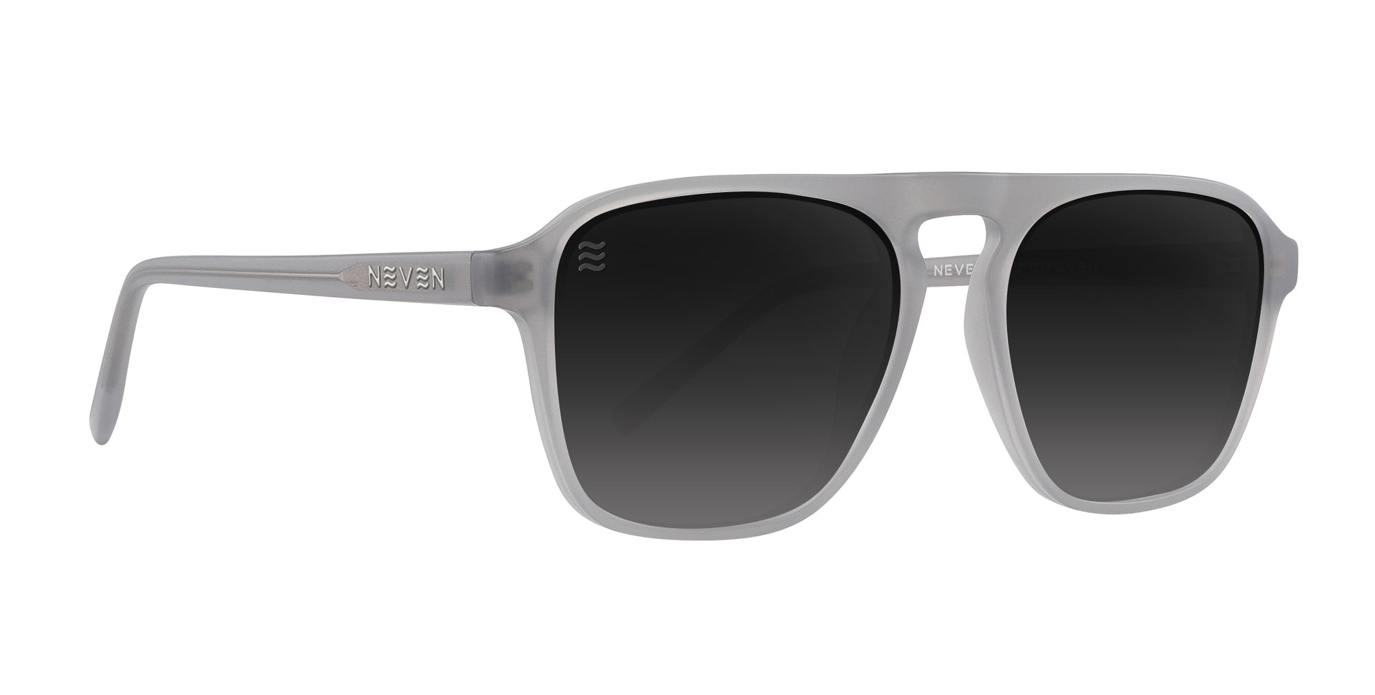 Omega gray aviator polarized sunglasses from Neven Eyewear.