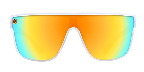 Byron white large polarized sunglasses from Neven Eyewear.