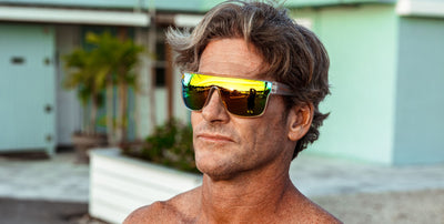 Byron white large polarized sunglasses from Neven Eyewear.