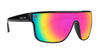 Noosa black polarized sunglasses with rainbow lenses