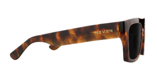 Amar tortoise shell rectangular prescription glasses from Neven Eyewear.