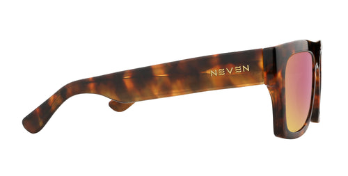 Amar tortoise shell rectangular prescription glasses from Neven Eyewear.