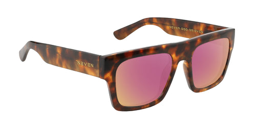 Amar tortoise shell rectangular prescription glasses from Neven Eyewear.