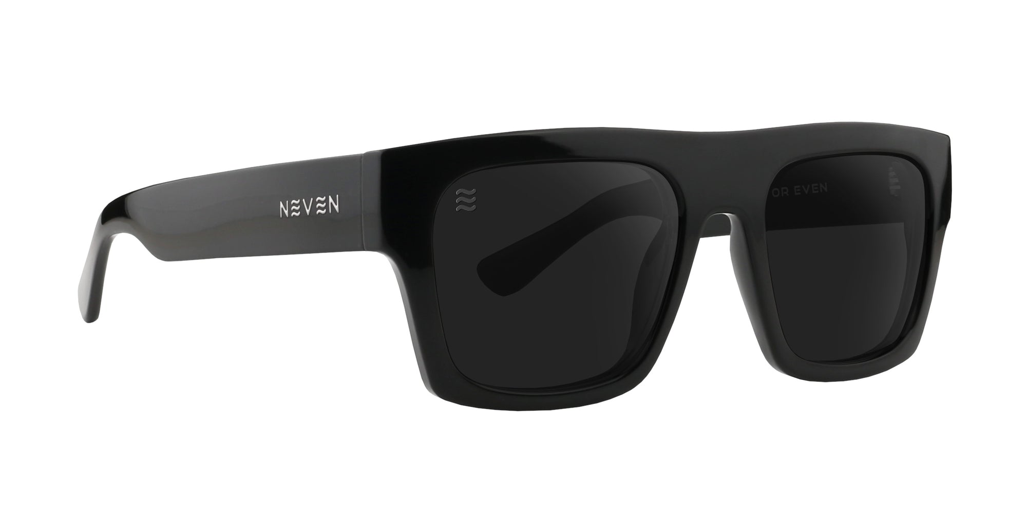 Royce black rectangular polarized sunglasses with dark lenses.
