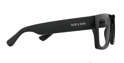 The Royce Black Thick prescription glasses from Neven Eyewear.