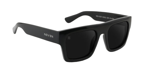 Royce black rectangular polarized sunglasses from Neven Eyewear.