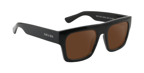The Royce Black Thick prescription glasses from Neven Eyewear.