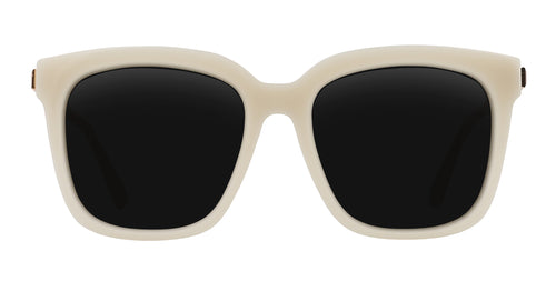Sand Dollar Cream Square prescription glasses from Neven Eyewear.