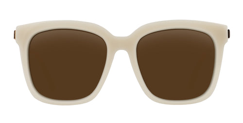 Sand Dollar Cream Square prescription glasses from Neven Eyewear.