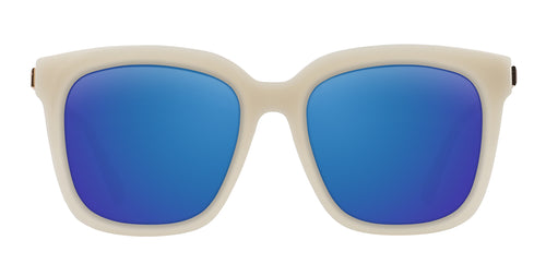 Sand Dollar Cream Square prescription glasses from Neven Eyewear.
