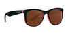 Mila black and pink rectangular prescription glasses from Neven Eyewear.
