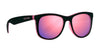 Mila black and pink rectangular prescription glasses from Neven Eyewear.
