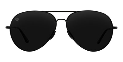 Burakkumetaru black thin polarized sunglasses from Neven Eyewear.