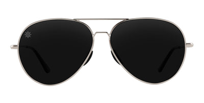 Shirogane Silver Aviator polarized sunglasses from Neven Eyewear.