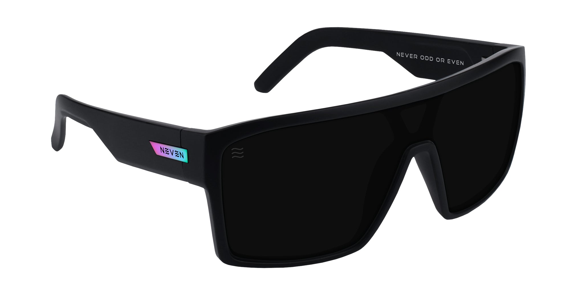 RC black rectangular polarized sunglasses from Neven Eyewear.