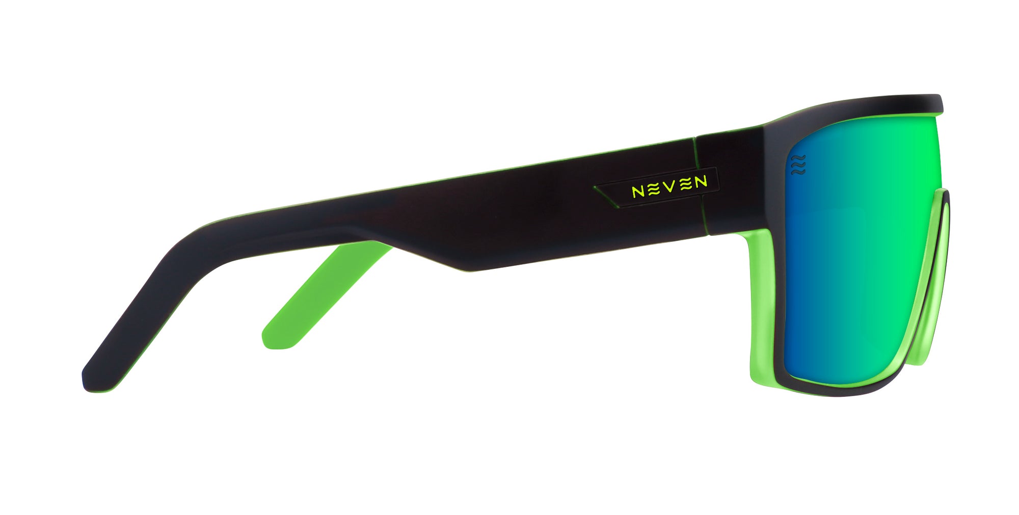 Tables Black Rectangle polarized sunglasses from Neven Eyewear.