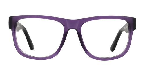 Ella Purple rectangular prescription glasses from Neven Eyewear.