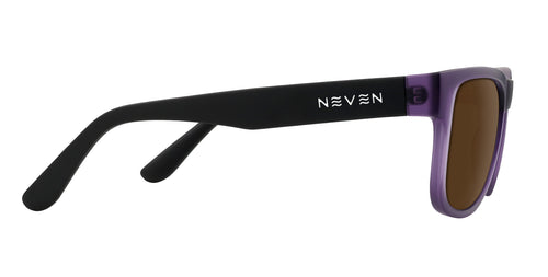 Ella Purple rectangular prescription glasses from Neven Eyewear.