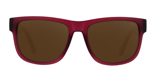 Plasma Red/Black Rectangular Prescription Glasses from Neven Eyewear.